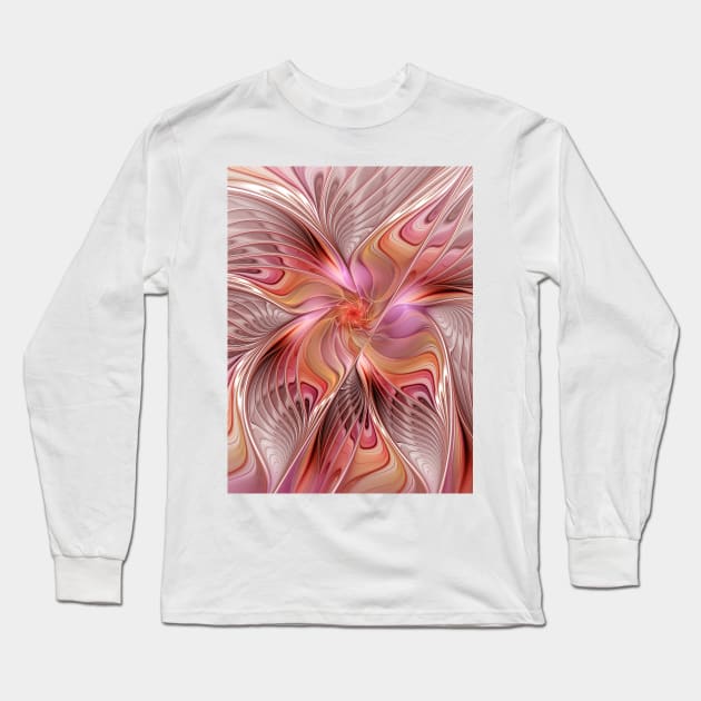 Abstract Butterfly Long Sleeve T-Shirt by Gabiw_Art